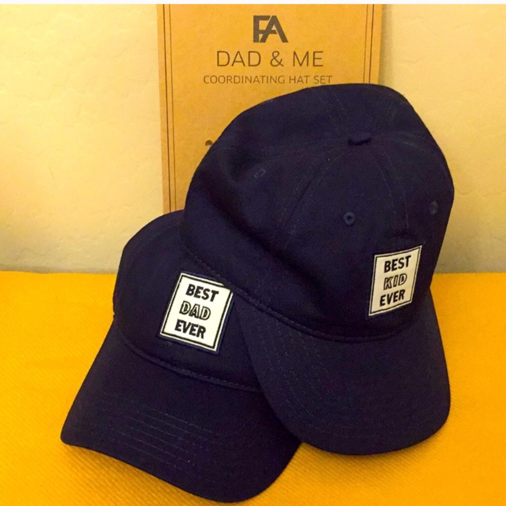 🆕 Dad & Me Coordinating Cap Set